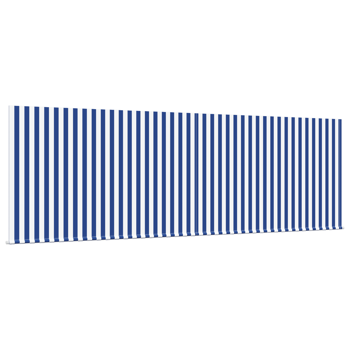 Retractable Awning Manual Blue and anthracite 400 x 300 cm