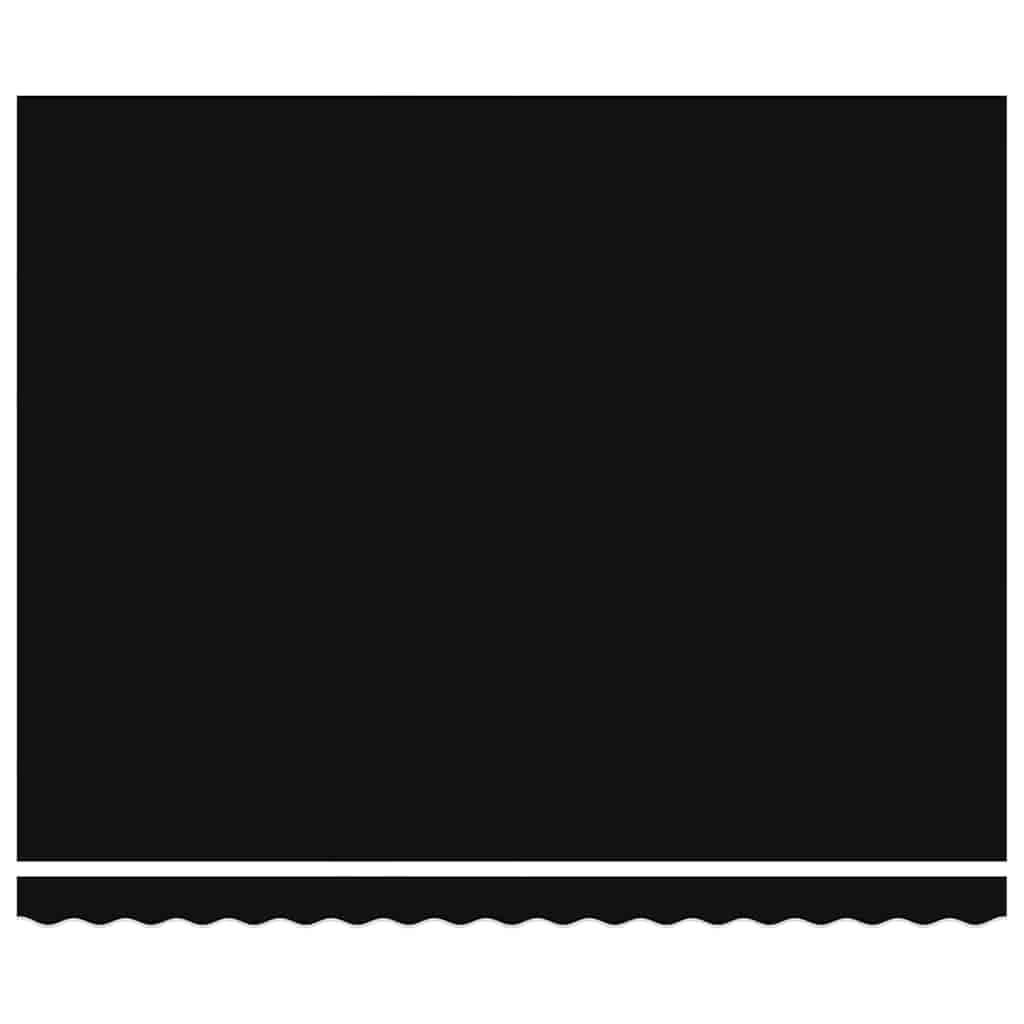 Retractable Awning Manual Black 400 x 300 cm Fabric