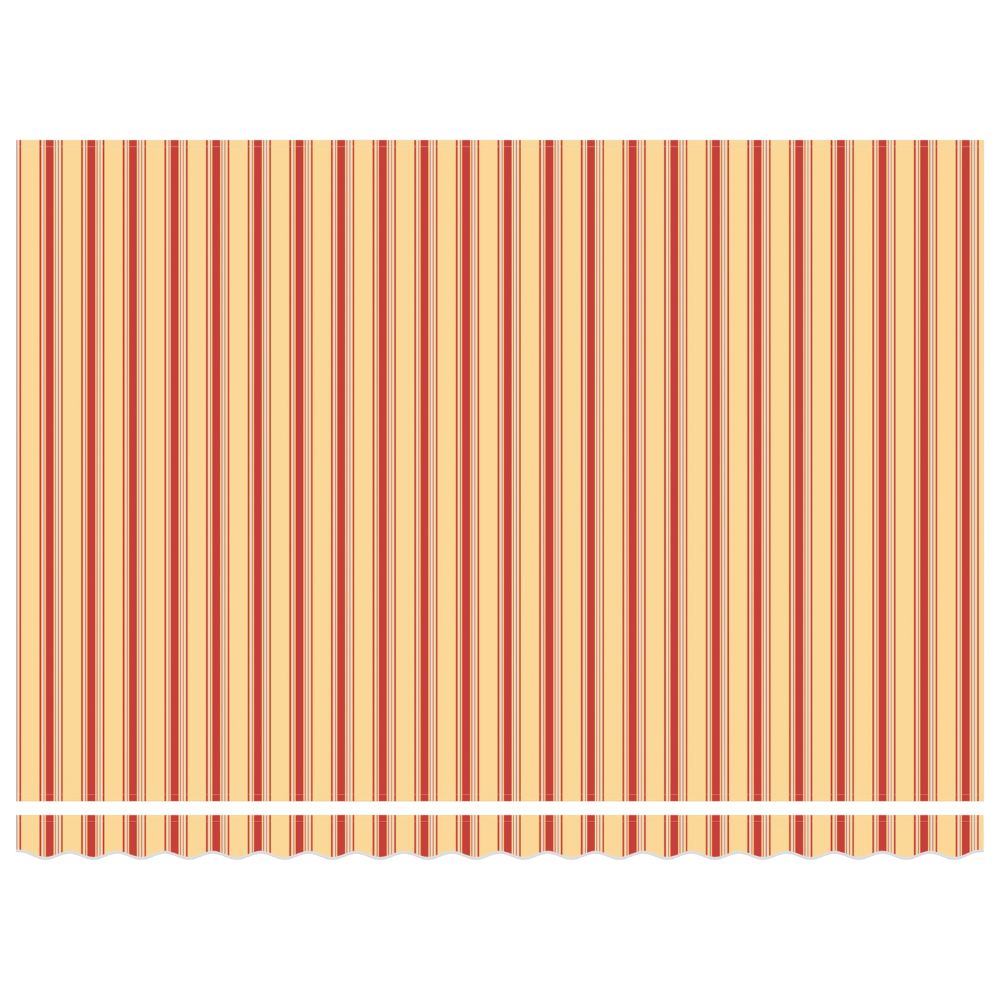 Retractable Awning Manual Yellow and orange 450 x 300 cm Fabric