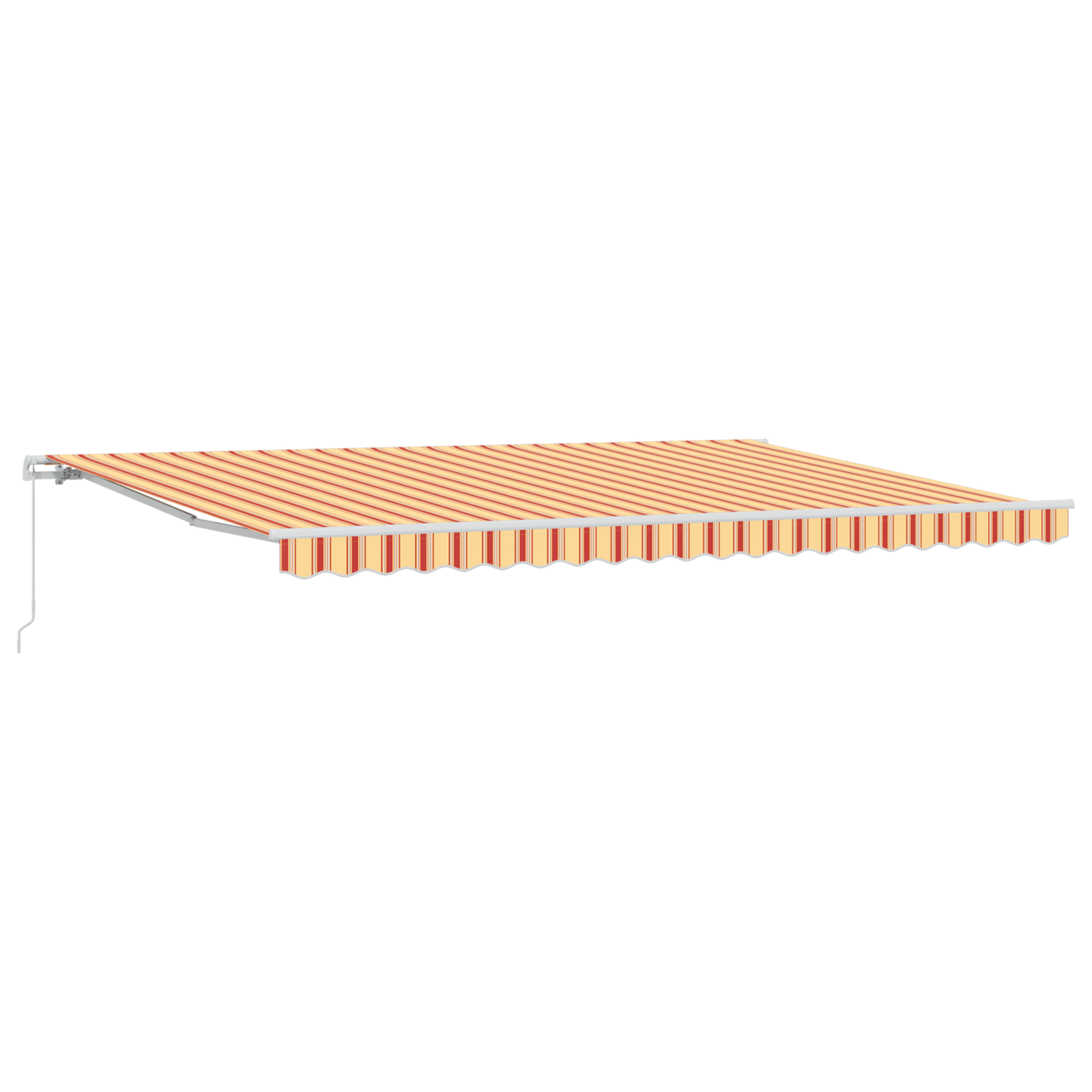 Retractable Awning Yellow and Orange 500 x 300 cm