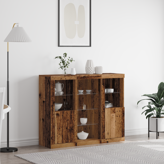 Sideboard Old wood 123 x 37 x 100 cm Engineered wood