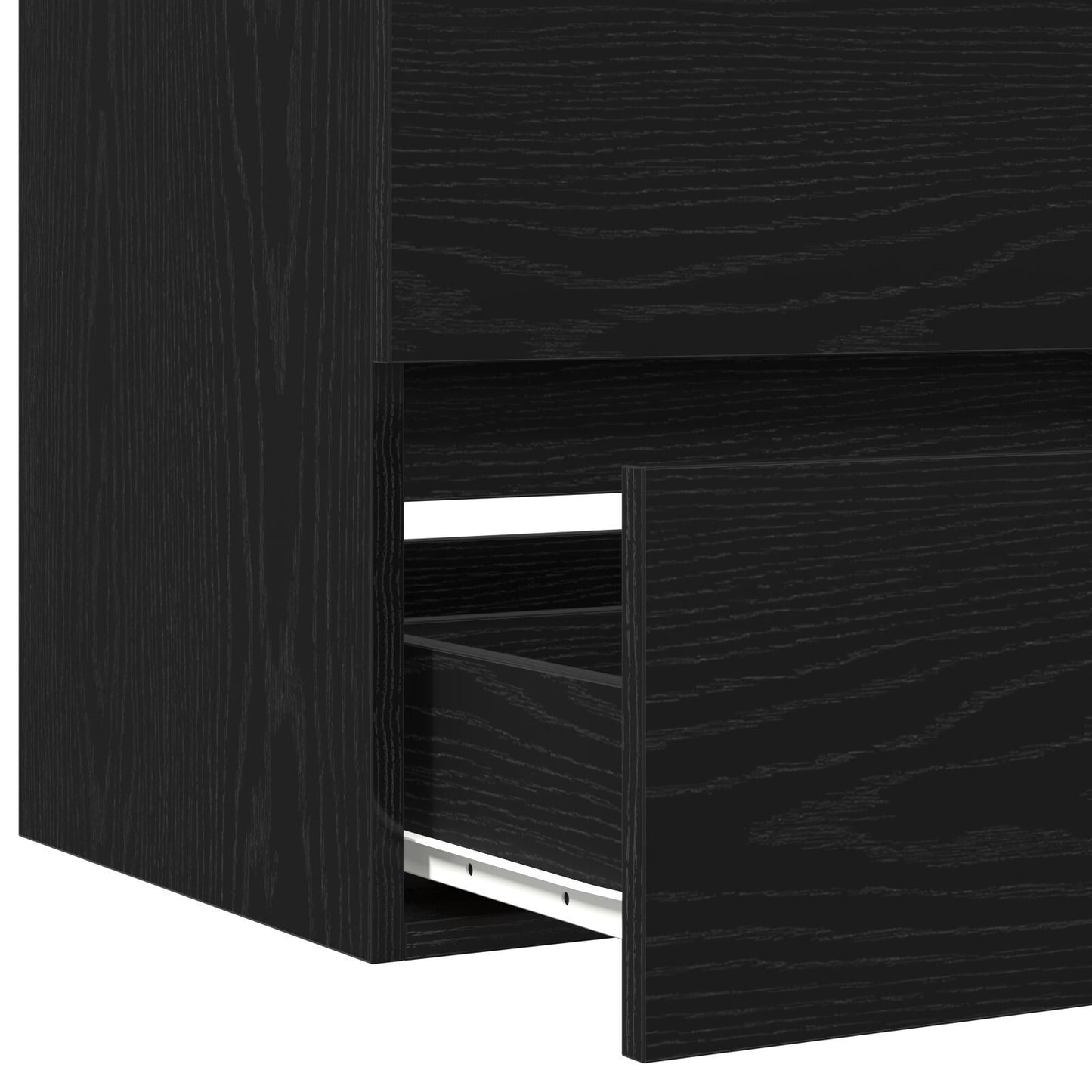 Sink Cabinet Black oak 60 x 39 x 62 cm Engineered wood