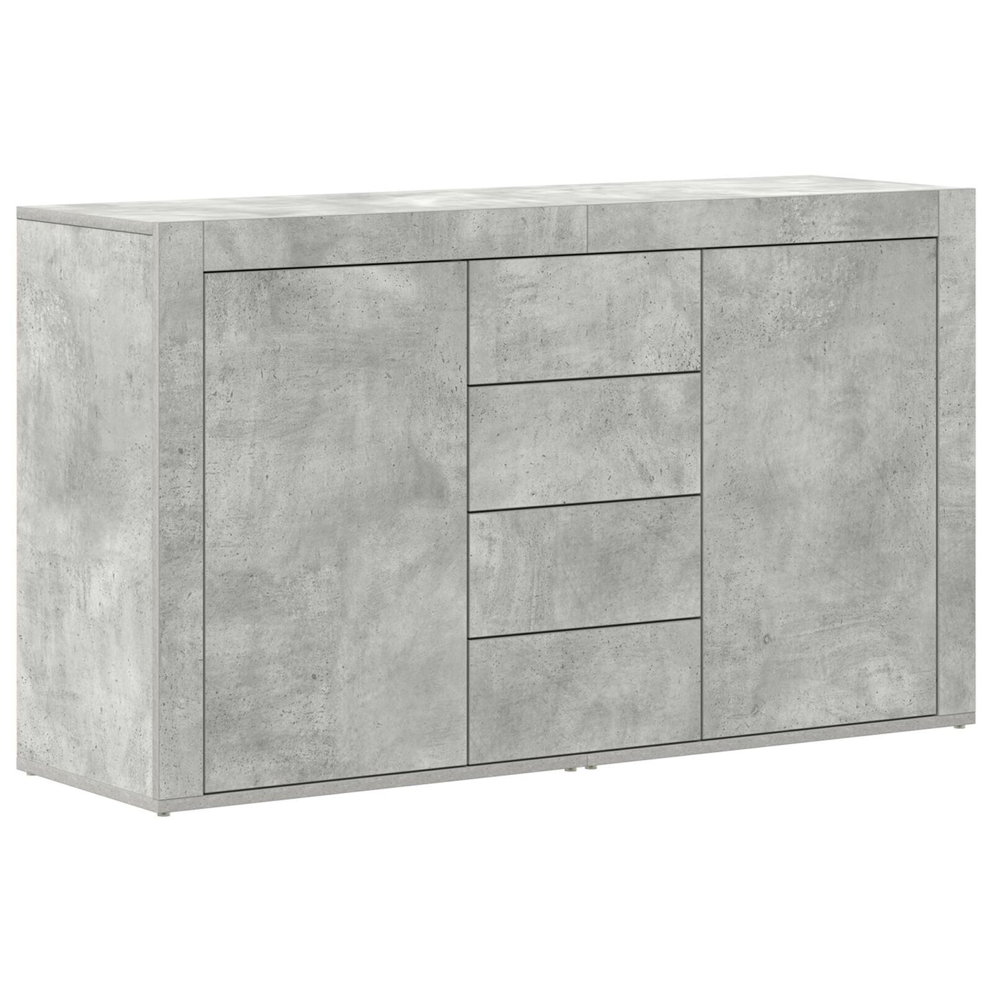 Sideboard Concrete grey 120 x 36 x 69 cm Engineered wood