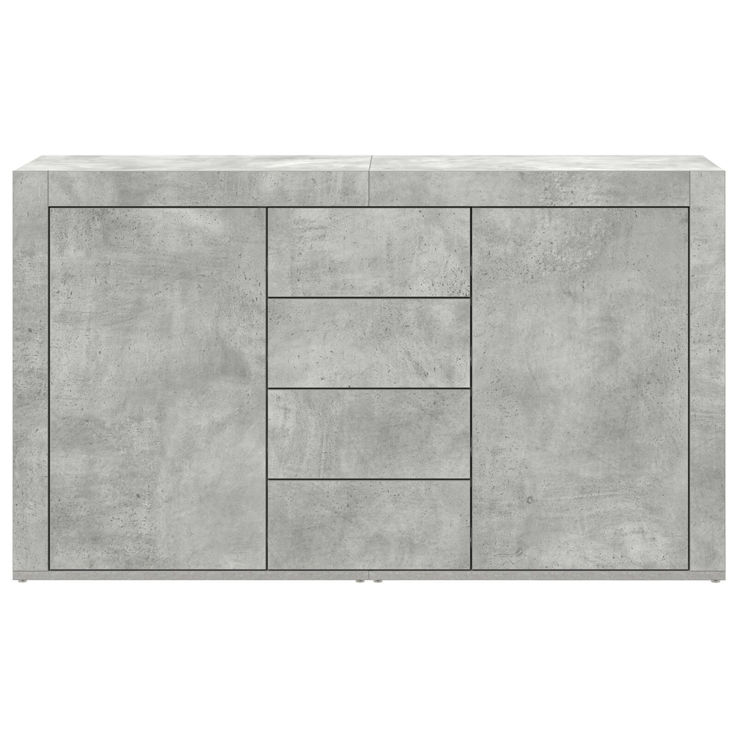 Sideboard Concrete grey 120 x 36 x 69 cm Engineered wood