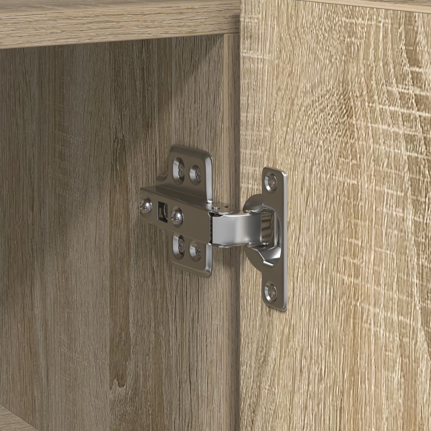 Sideboard Sonoma oak 116 x 30 x 75 cm Engineered wood