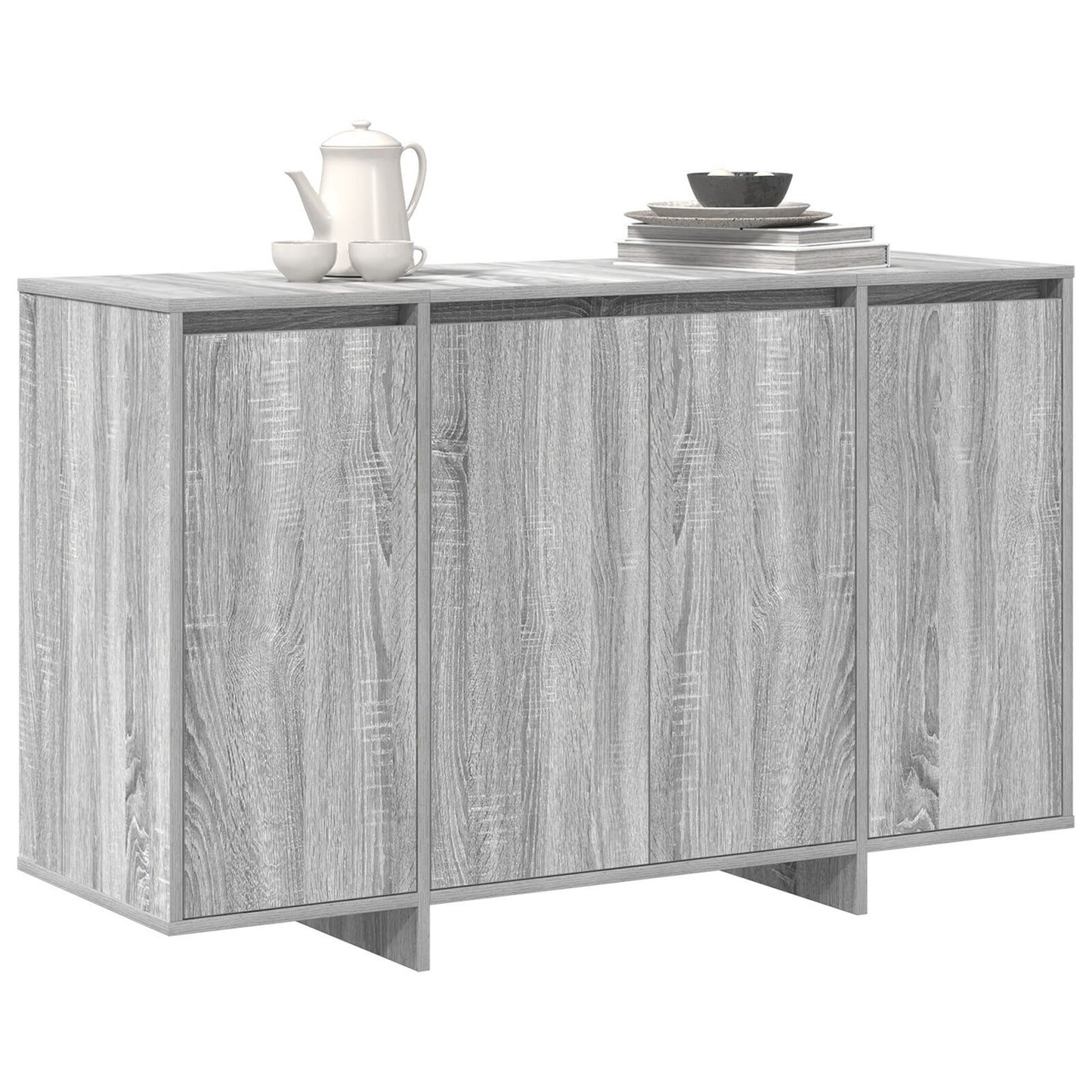 Sideboard Grey sonoma 120 x 41 x 75 cm Engineered wood