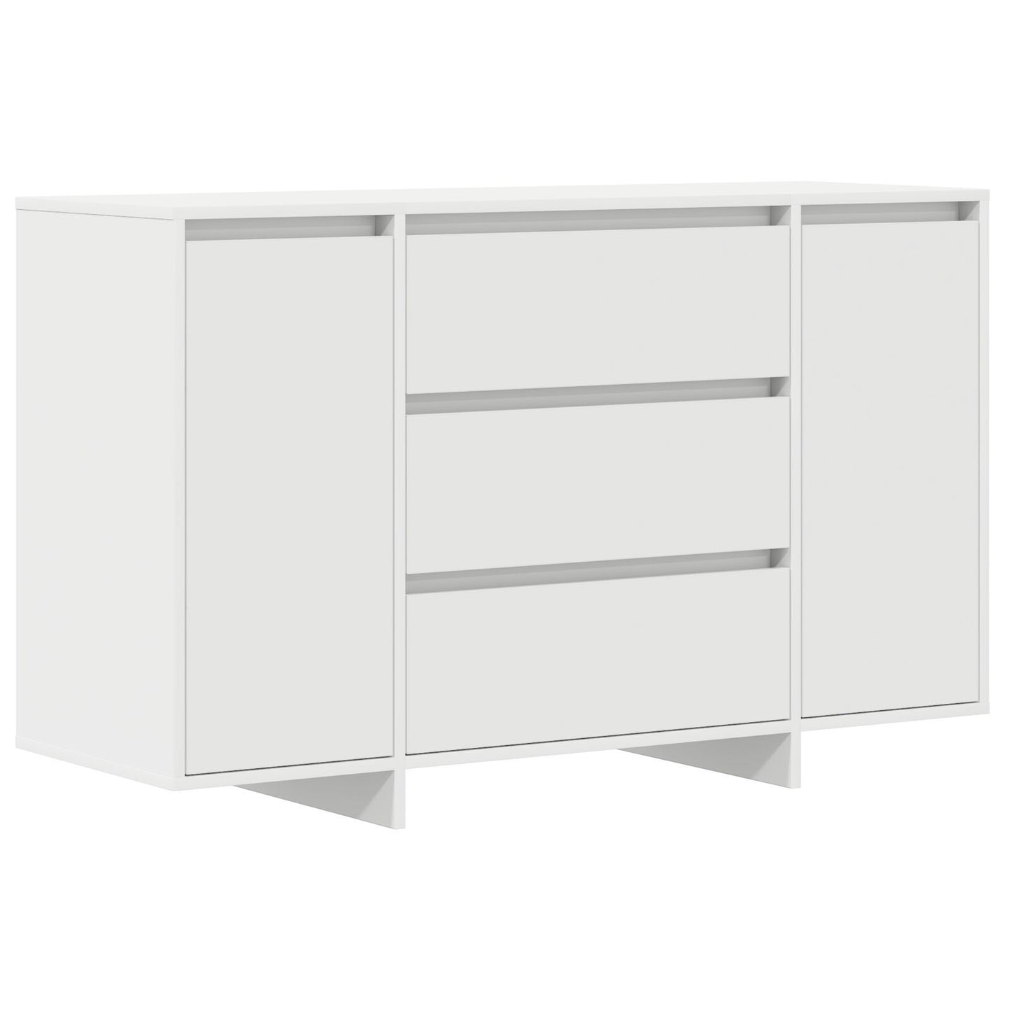 Sideboard with Drawer White 120 x 41 x 75 cm Engineered wood