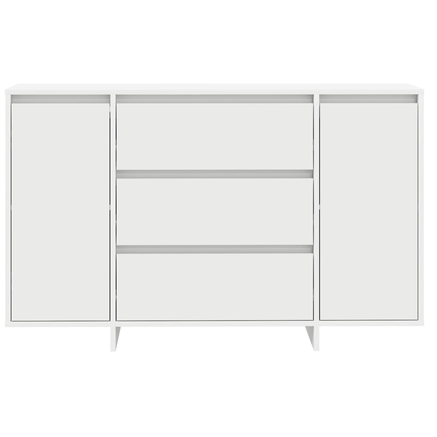 Sideboard with Drawer White 120 x 41 x 75 cm Engineered wood