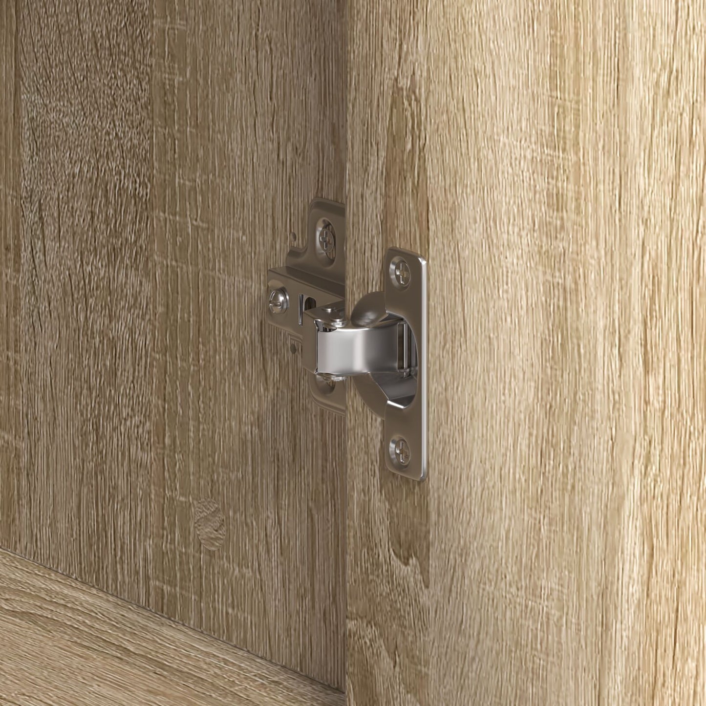 Sideboard Sonoma oak 120 x 41 x 75 cm Engineered wood