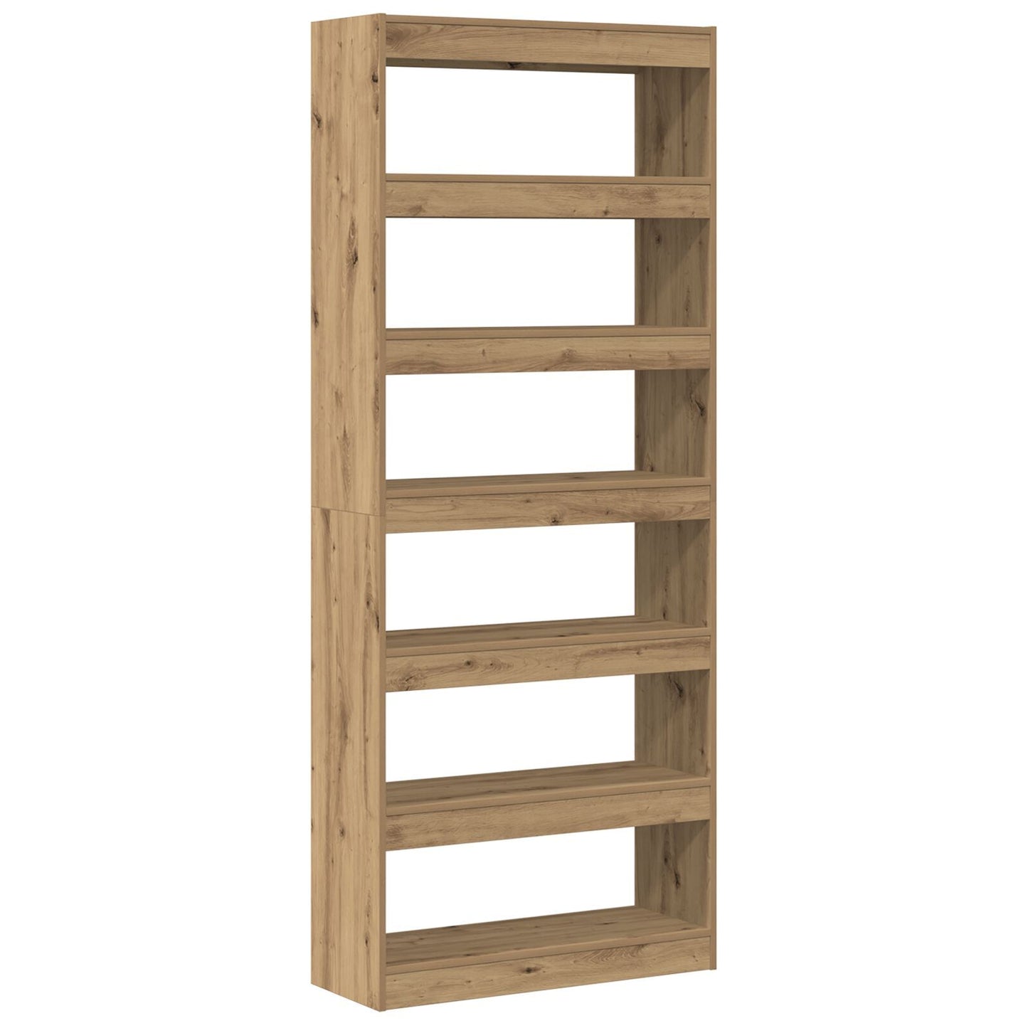 Bookcase Artisan oak 80 x 30 x 198 cm Engineered wood