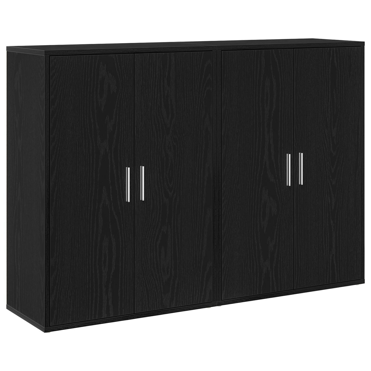 Sideboard Black oak 60 x 31 x 84 cm Engineered wood