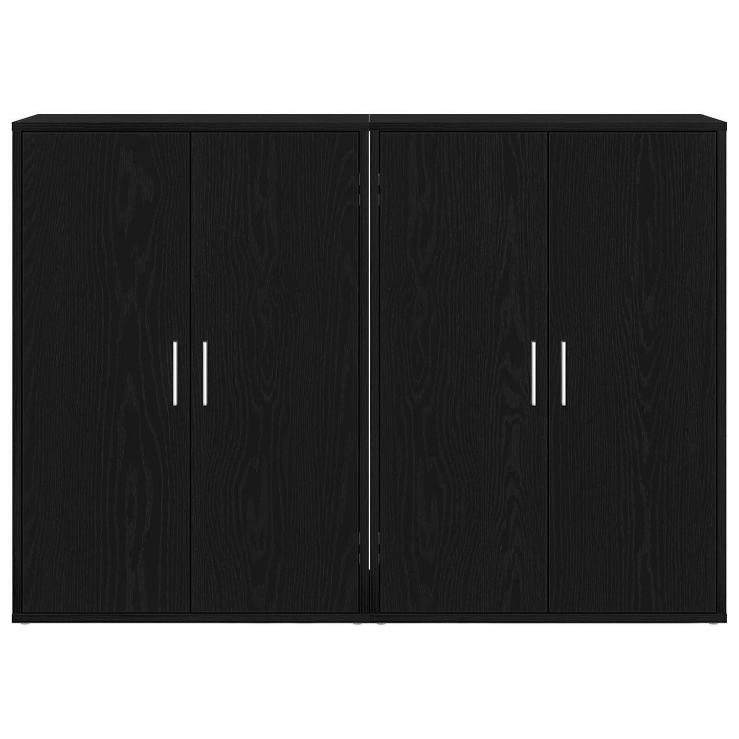 Sideboard Black oak 60 x 31 x 84 cm Engineered wood