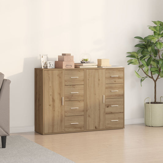 Sideboards 2 pcs Artisan oak 60 x 31 x 84 cm Engineered wood