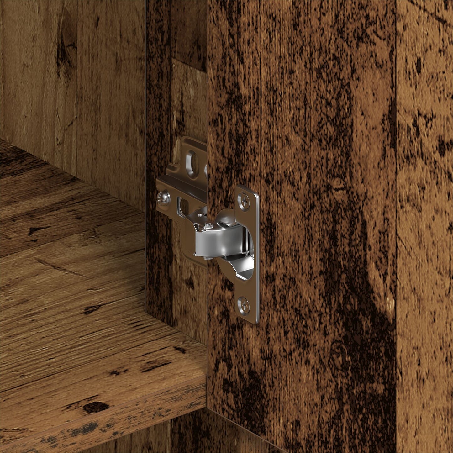 Highboard with Drawer Old wood 80 x 33 x 150 cm Engineered wood