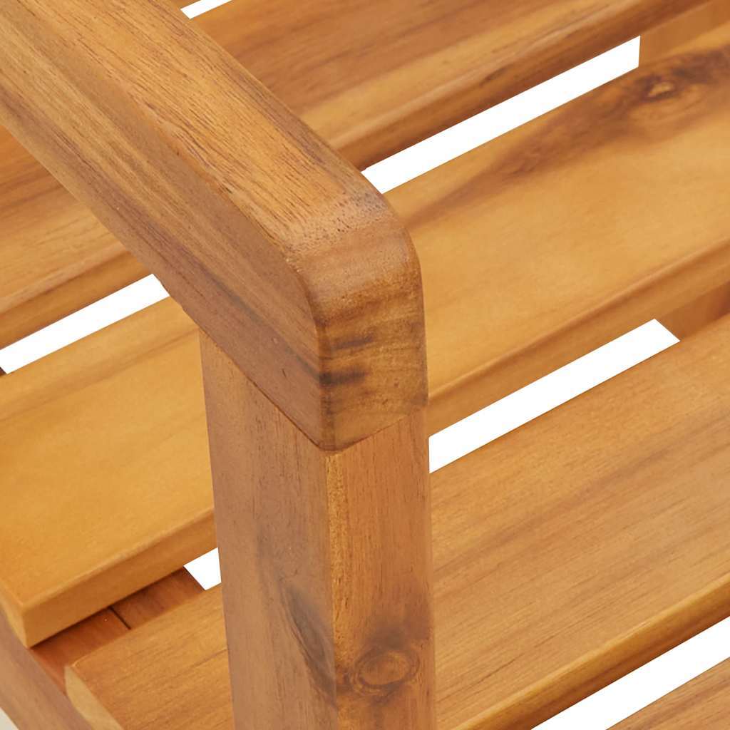 5 Piece Garden Dining Set Solid Wood Acacia