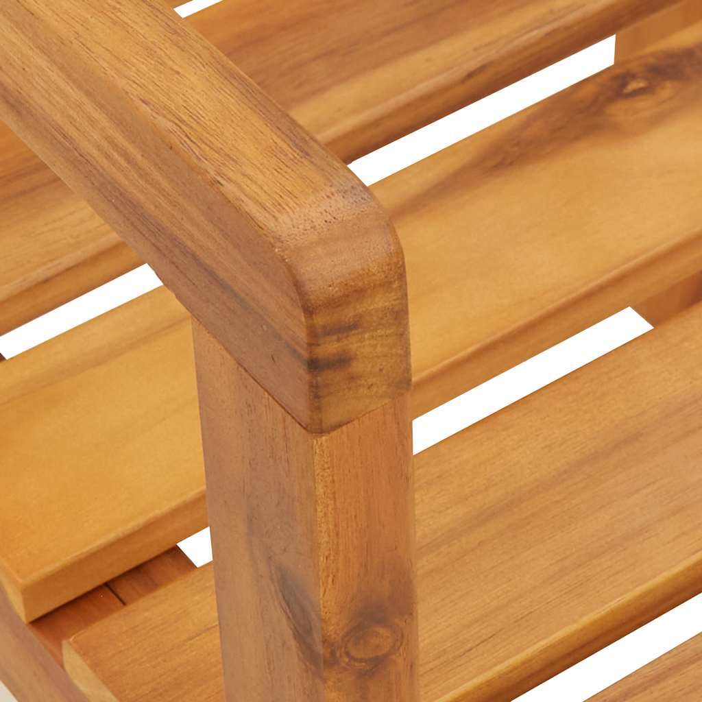 7 Piece Garden Dining Set Solid Wood Acacia