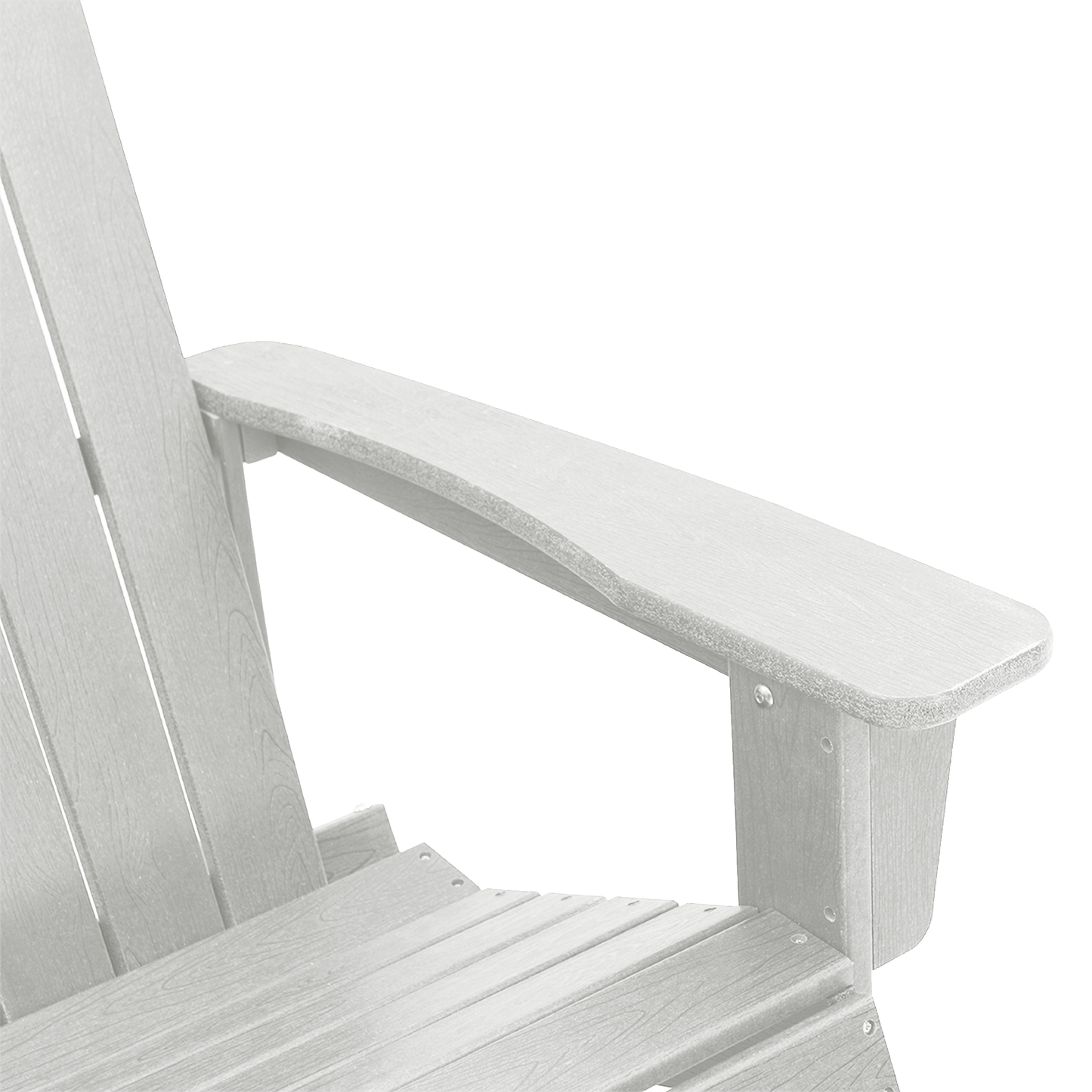 Adirondack Rocking Chairs 2 pcs White HDPE