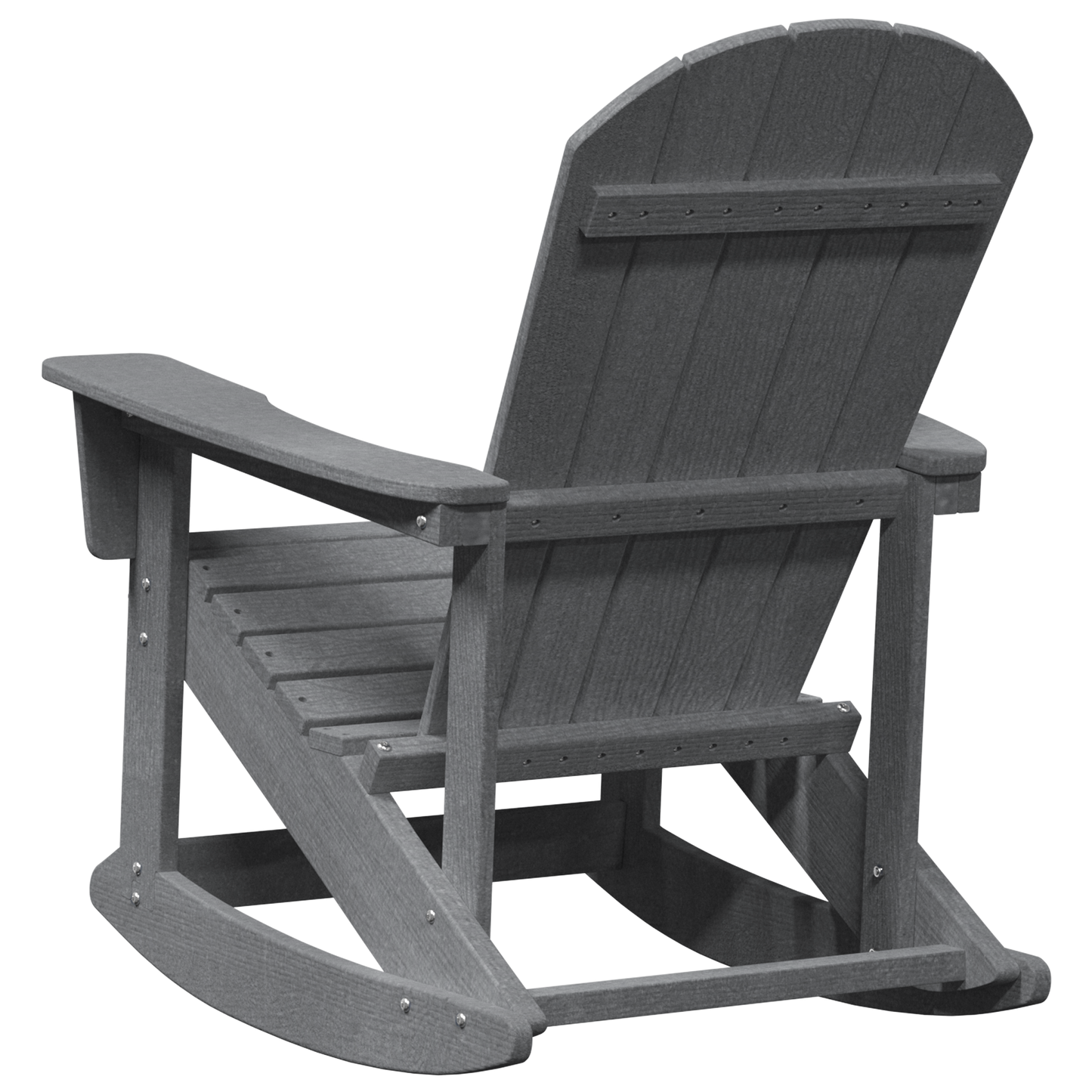 Adirondack Rocking Chairs 2 pcs Light grey HDPE