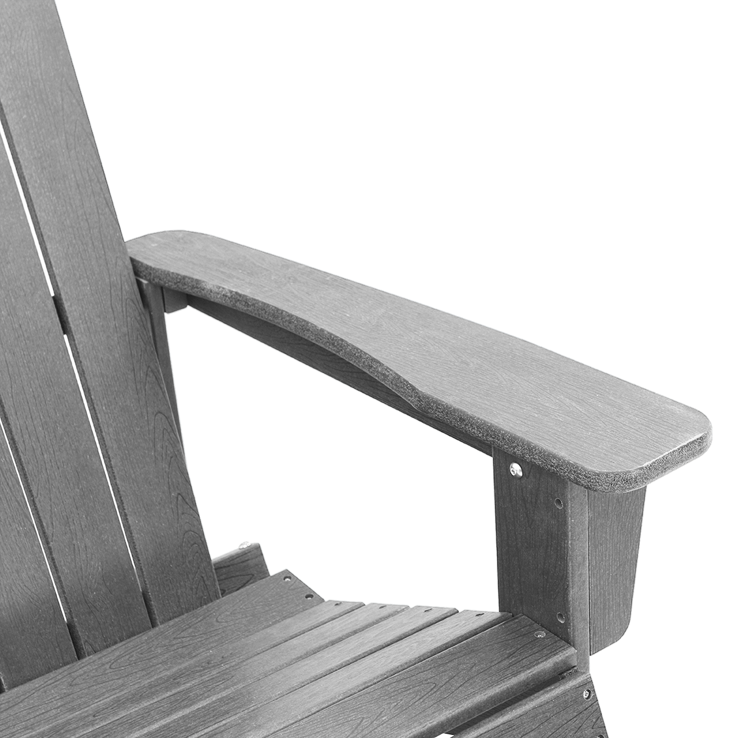 Adirondack Rocking Chairs 2 pcs Light grey HDPE