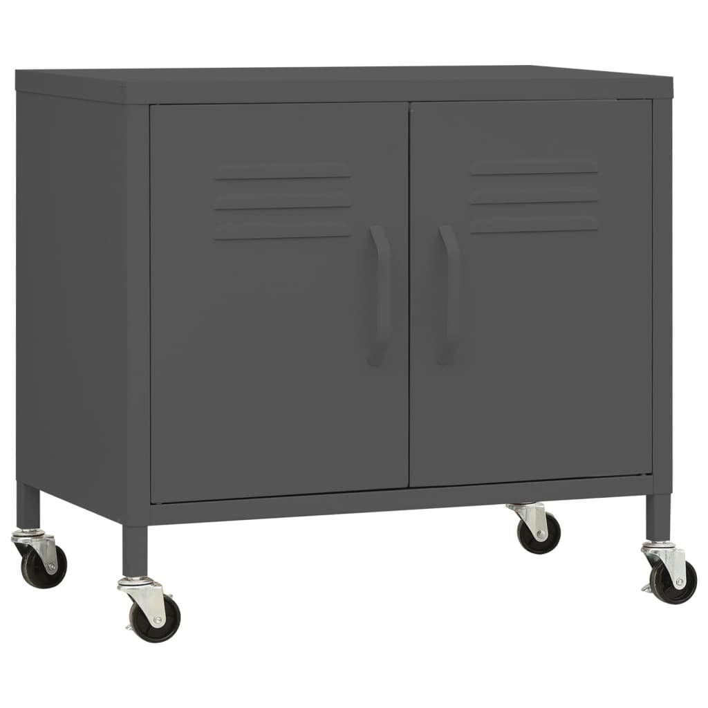 Storage Cabinet Anthracite 60x35x56 cm Steel