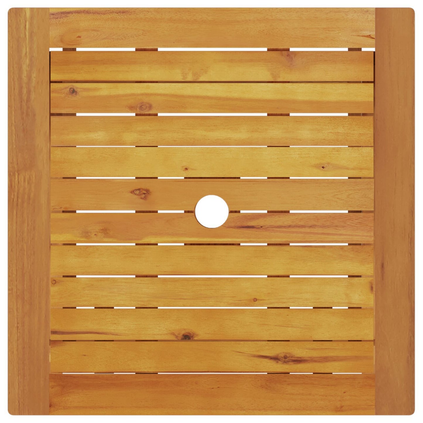 Folding Bistro Set Folding 3 pcs Brown Solid acacia wood