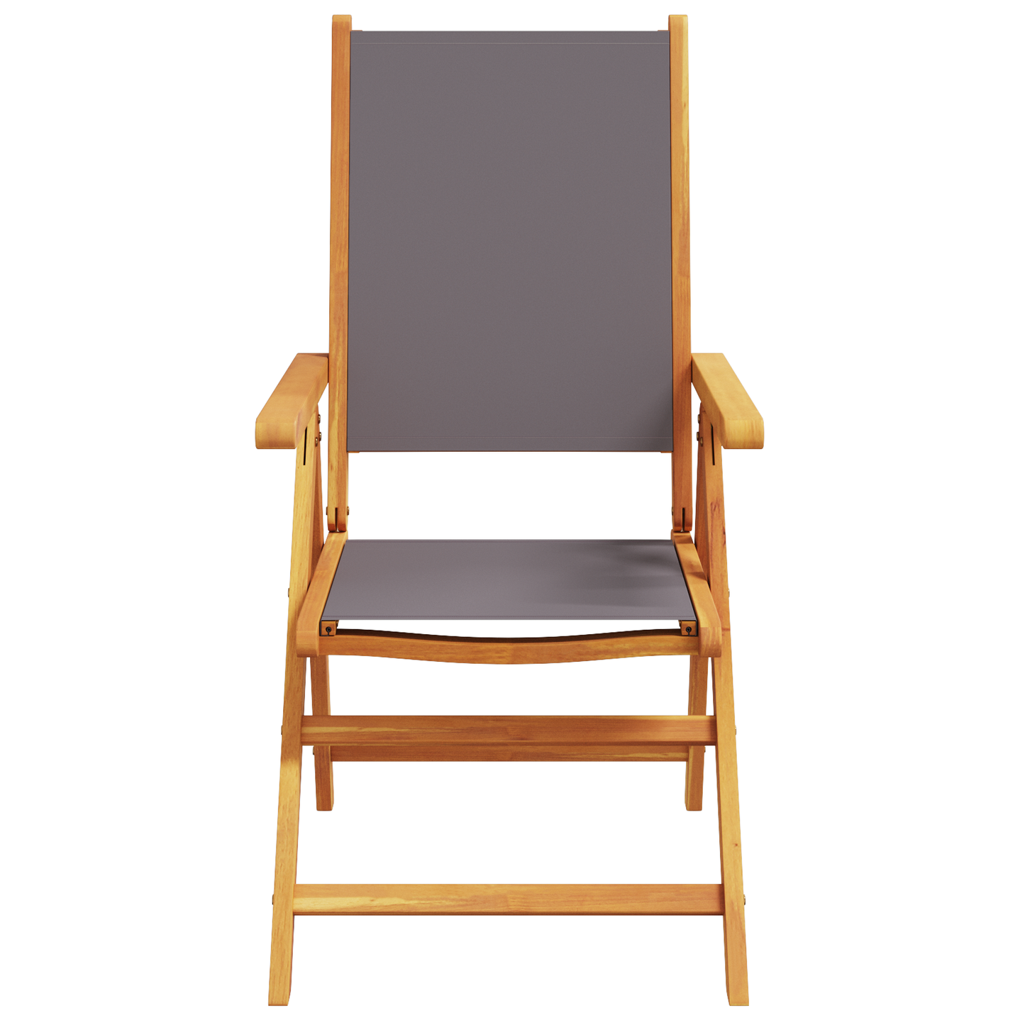 Garden Dining Set Folding 7 pcs Anthracite Solid acacia wood