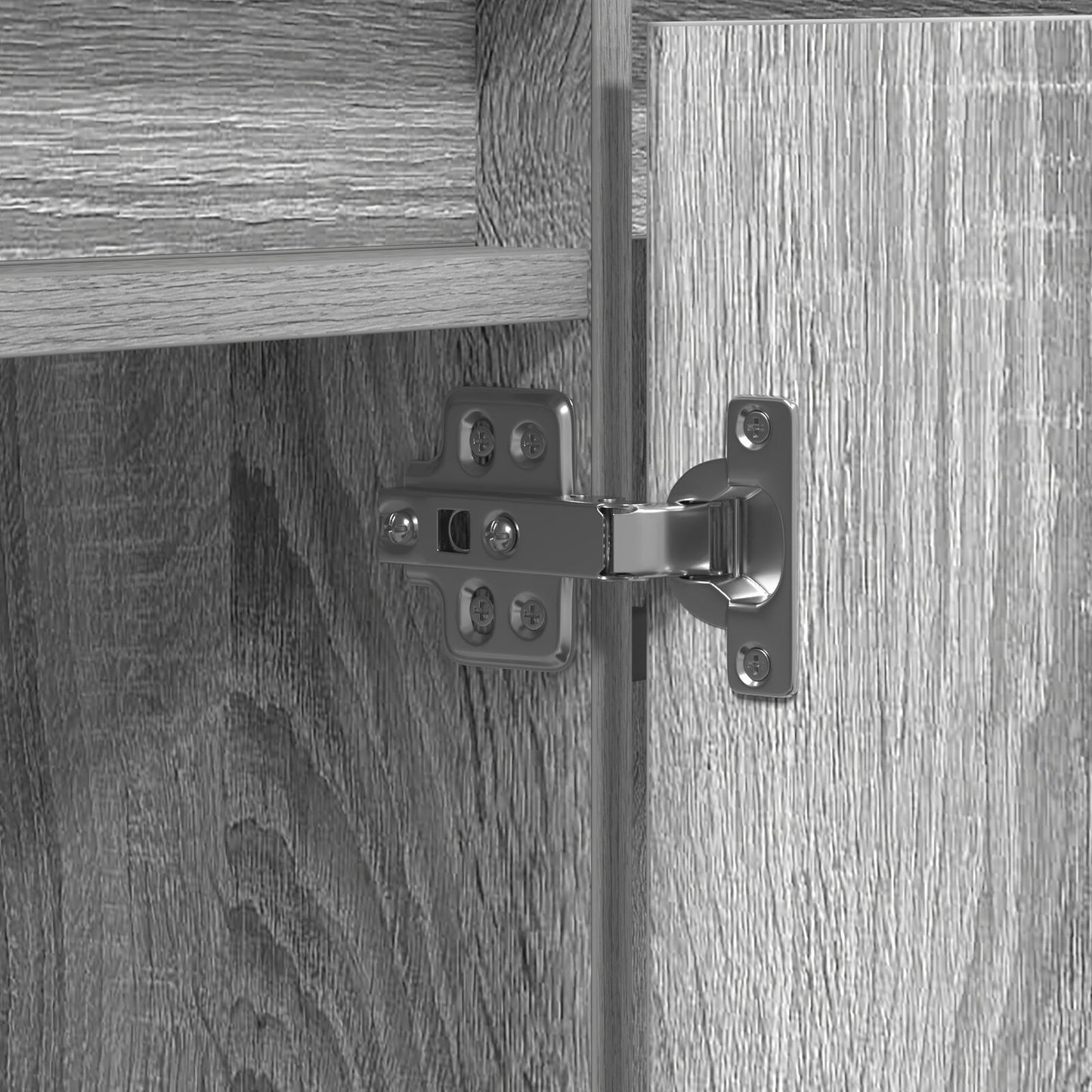 TV cabinet with LED Grey sonoma 180 x 38 x 49 cm