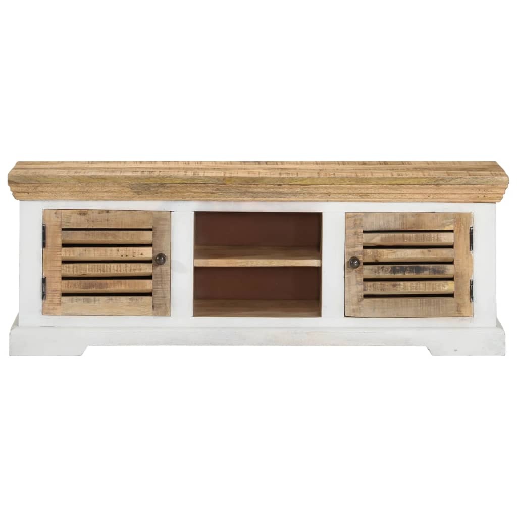 TV Cabinet 110x30x40 cm Solid Wood Mango