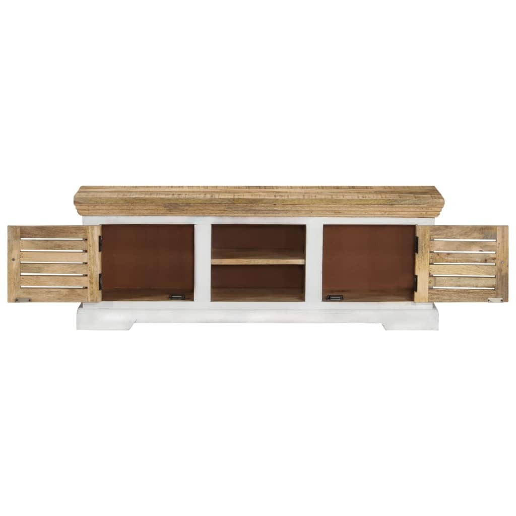 TV Cabinet 110x30x40 cm Solid Wood Mango