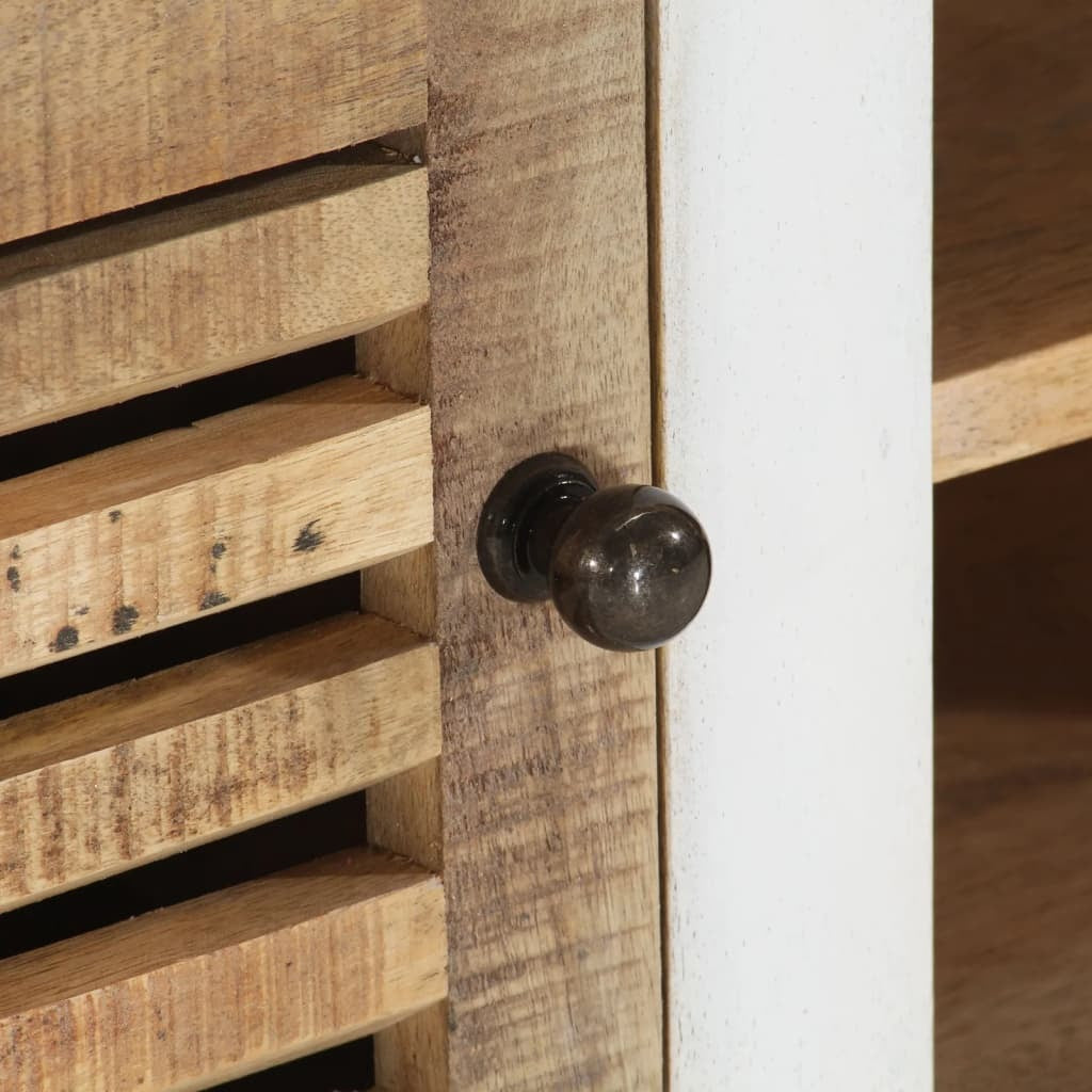 TV Cabinet 110x30x40 cm Solid Wood Mango