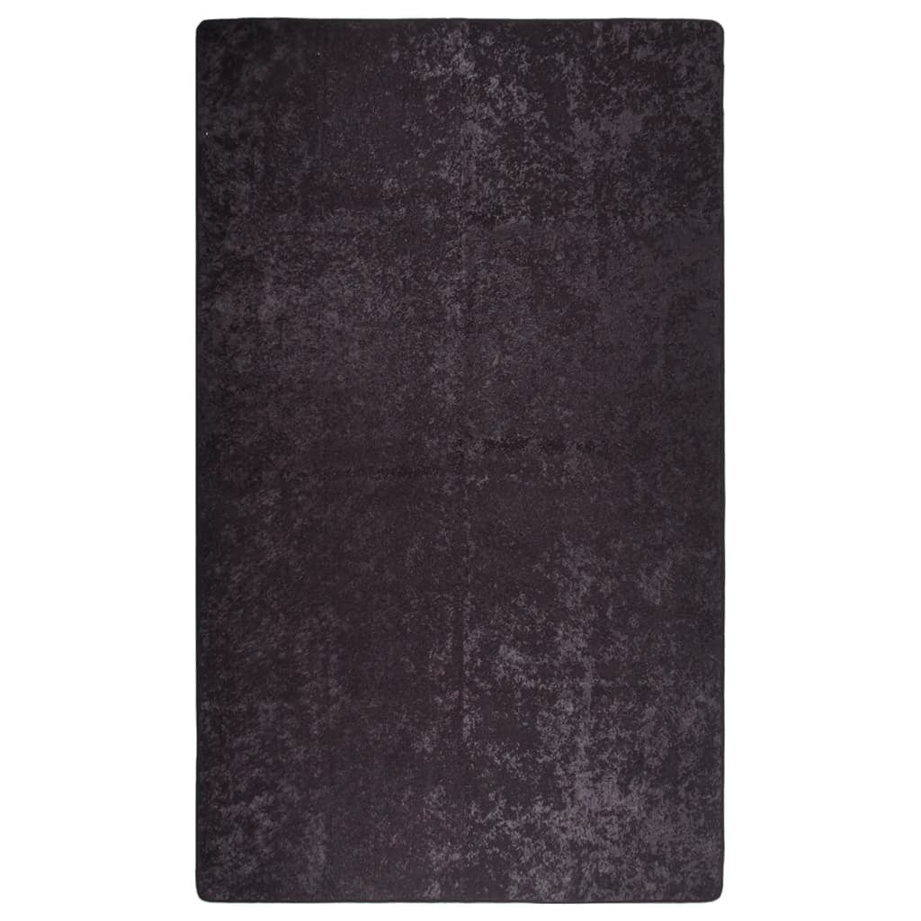 Rug Washable 120x180 cm Anthracite Anti Slip