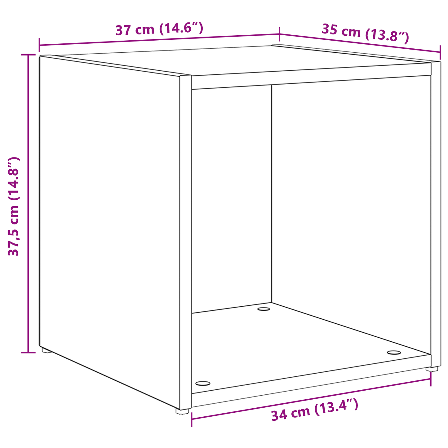 TV Cabinet Set 8 pcs Black Oak Engineered Wood