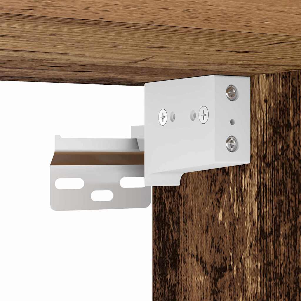 TV Cabinet Set 2 pcs Old wood 80 x 30 x 30 cm Engineered wood