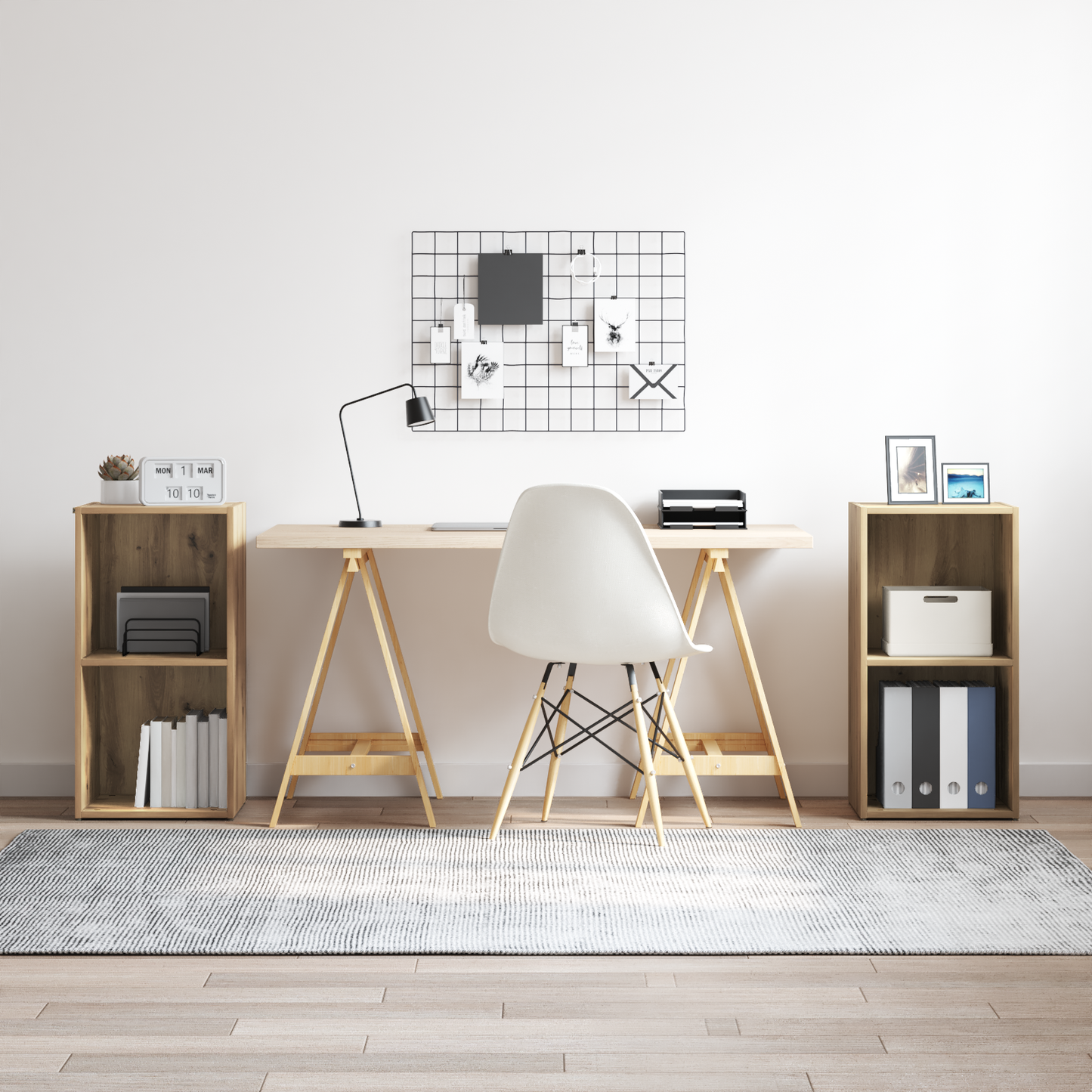 TV Cabinet Set Artisan Oak Engineered Wood