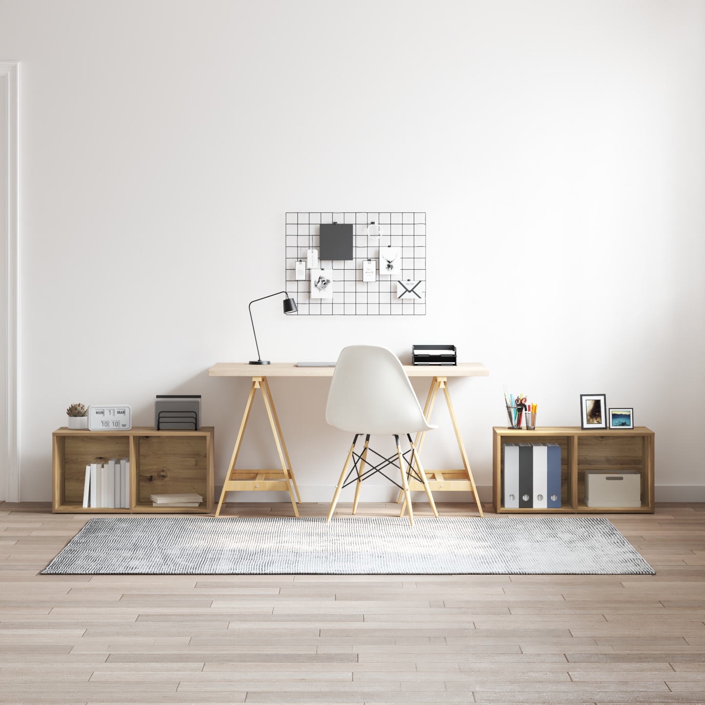 TV Cabinet Set 2 pcs Artisan oak 72 x 35 x 36.5 cm