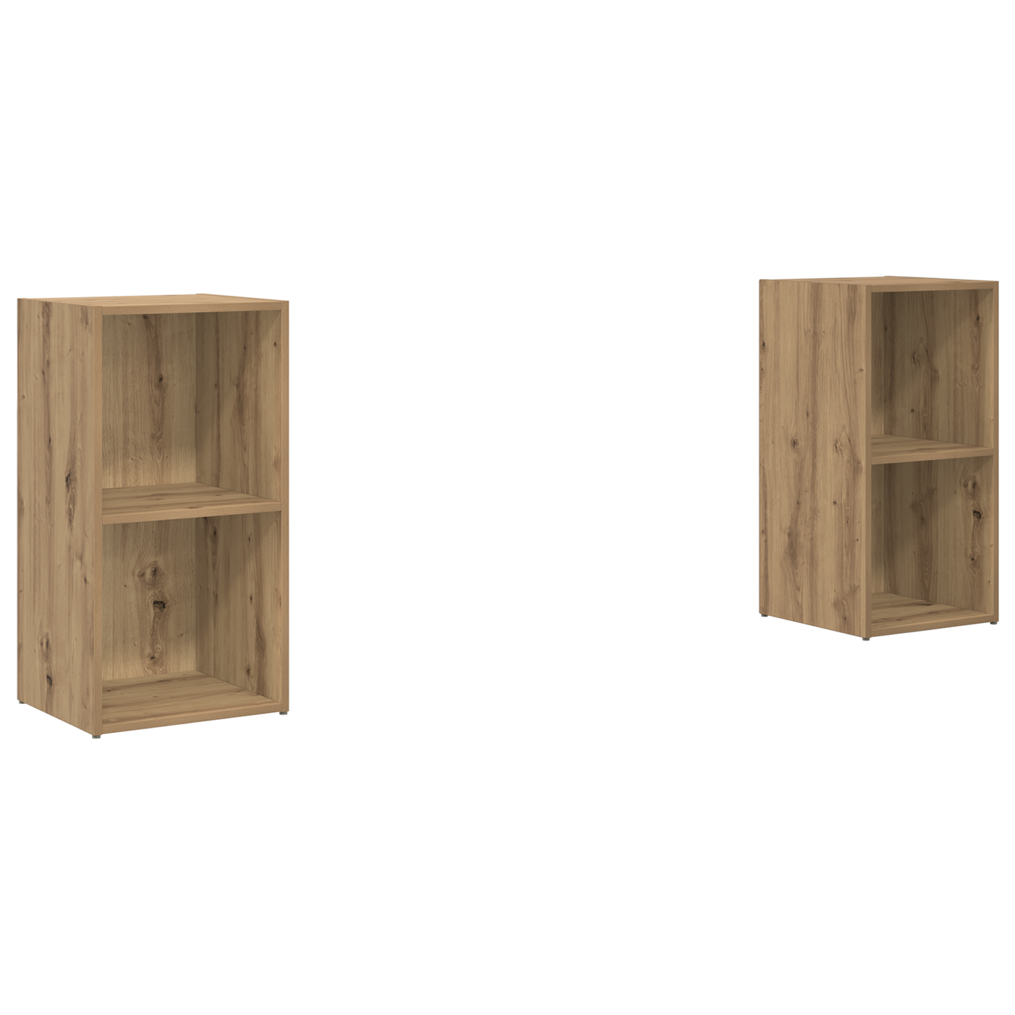 TV Cabinet Set 2 pcs Artisan oak 72 x 35 x 36.5 cm
