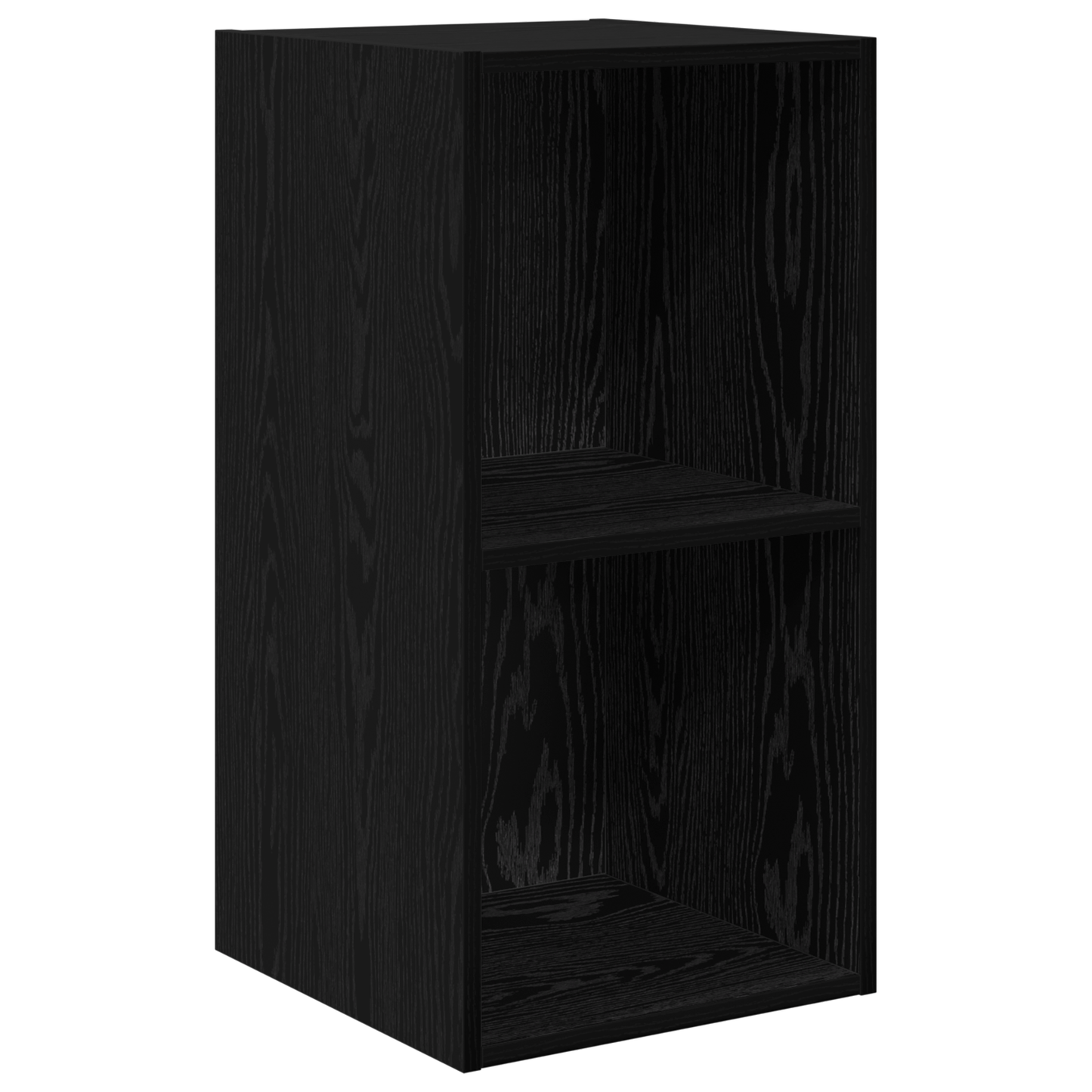 Wall TV Cabinet 4 pcs Black oak 37 x 37 x 72 cm Engineered wood