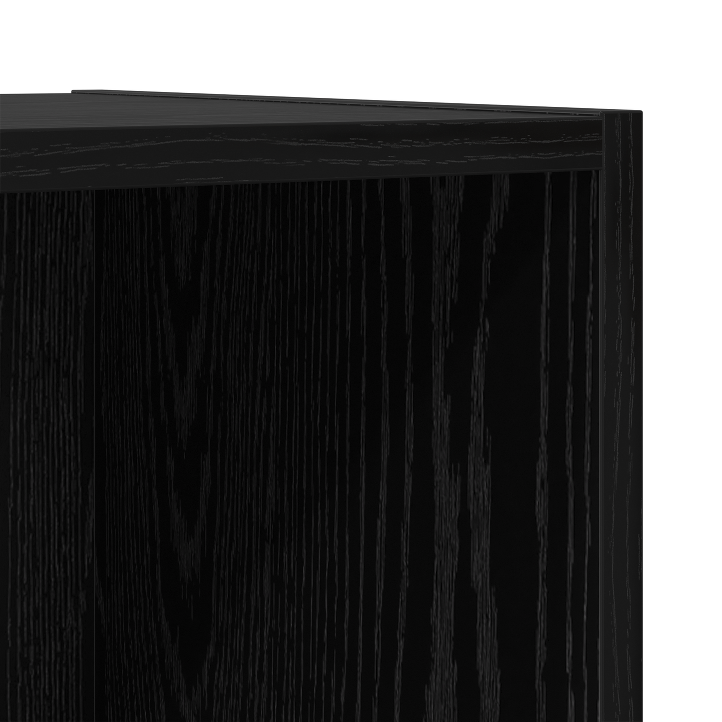 Wall-mounted TV Cabinets 2 pcs Black oak 37 x 37 x 107 cm