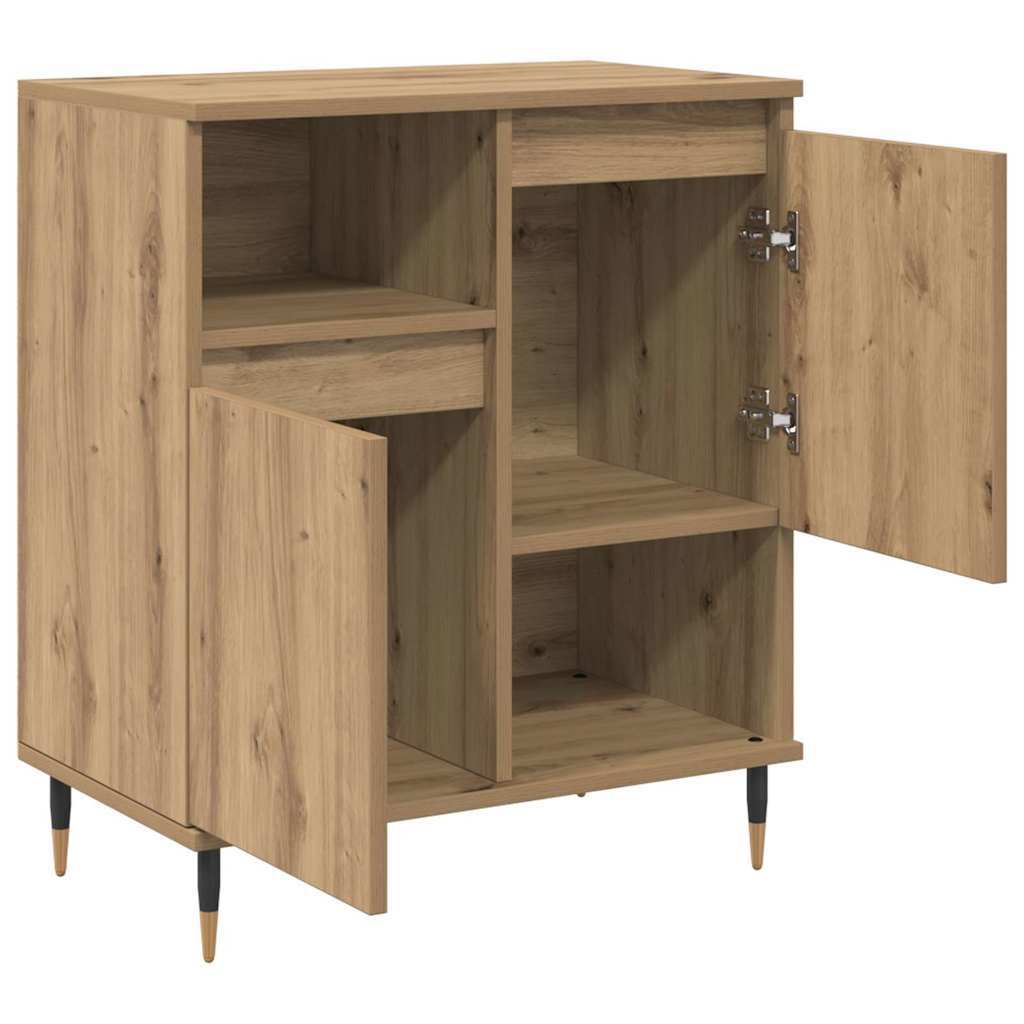 Sideboards 2 pcs Artisan oak 120 x 35 x 70 cm Engineered wood