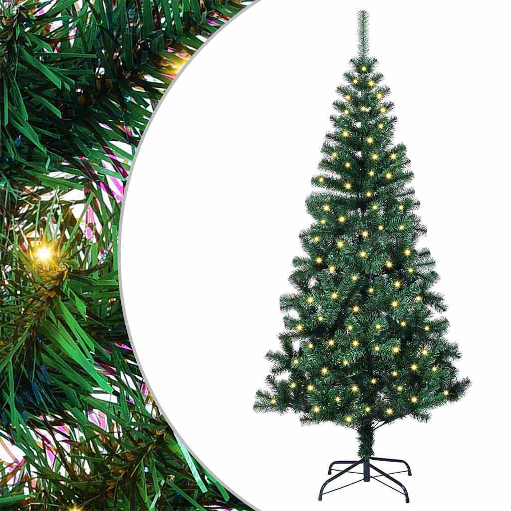 ArtificialChristmasTree with 150 LEDs Green 150 cm PVC