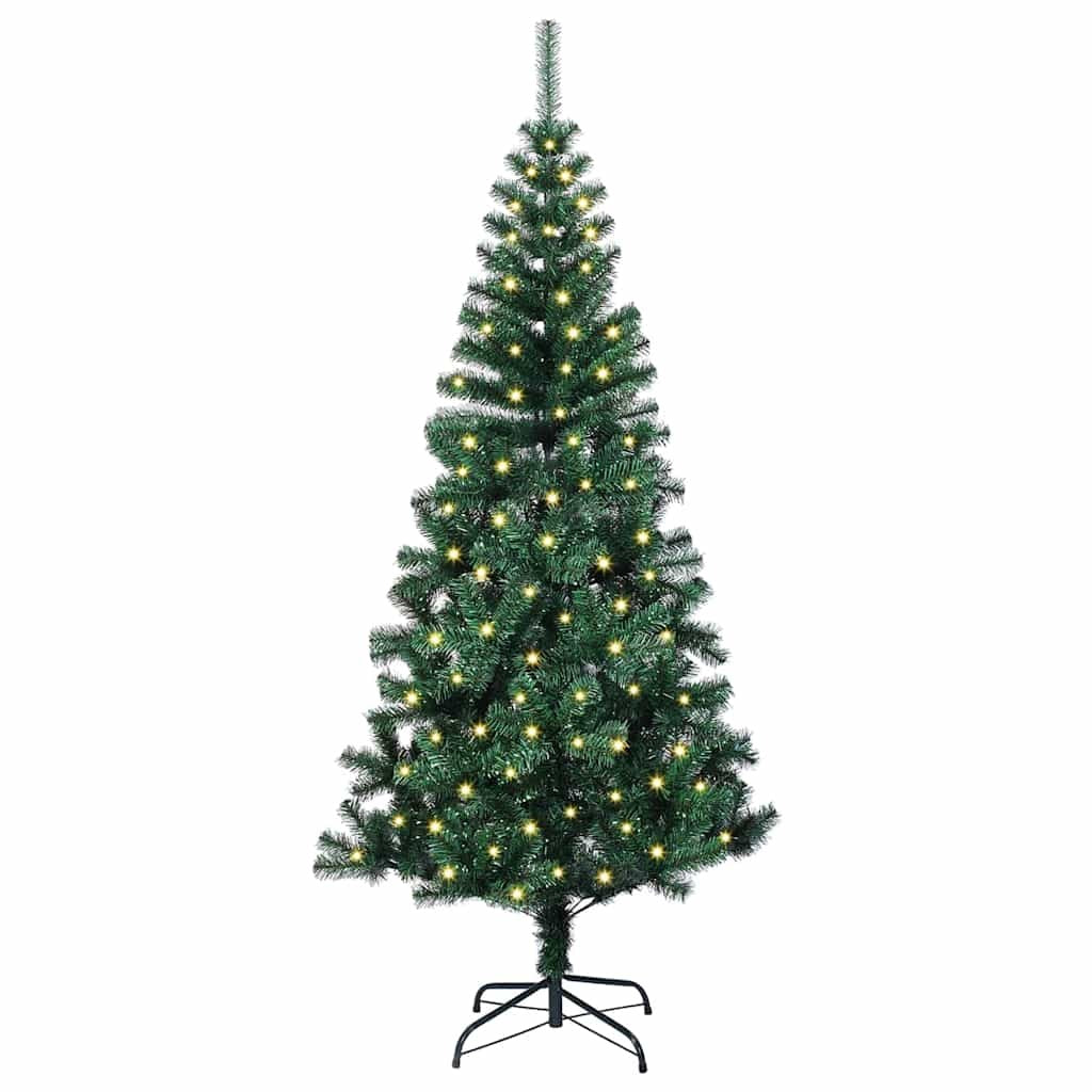ArtificialChristmasTree with 150 LEDs Green 150 cm PVC