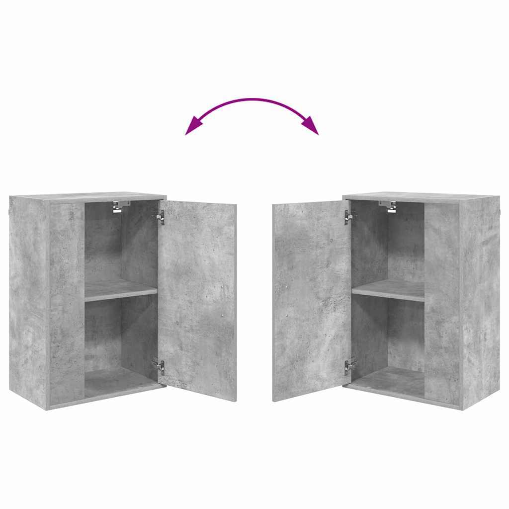 4 Piece TV Cabinet Set Concrete grey Engineered wood