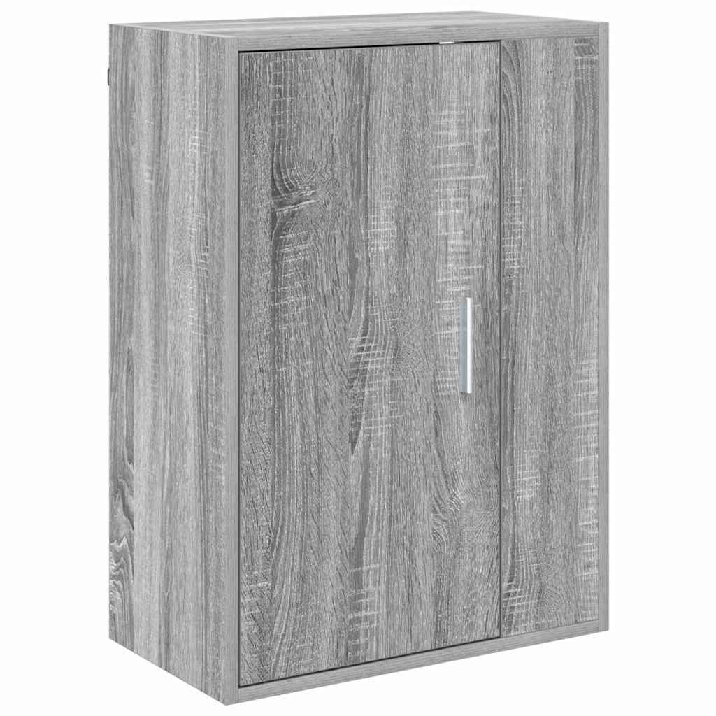 4 Piece TV Cabinet Set Wall-mounted Grey sonoma Engineered wood