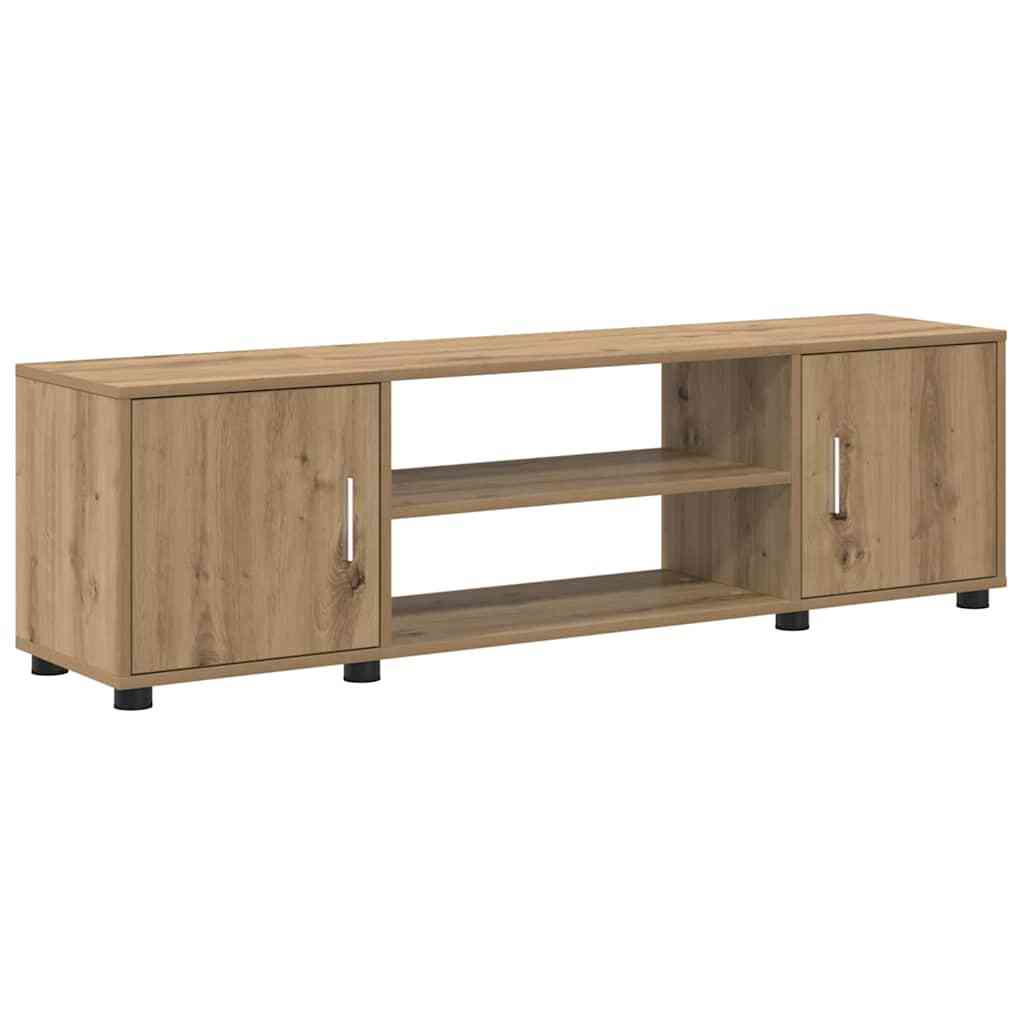 4 Piece TV Cabinet Set Wall-mounted Artisan oak Engineered wood