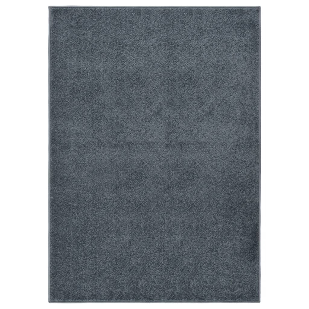 Rug Short Pile 120x170 cm Anthracite