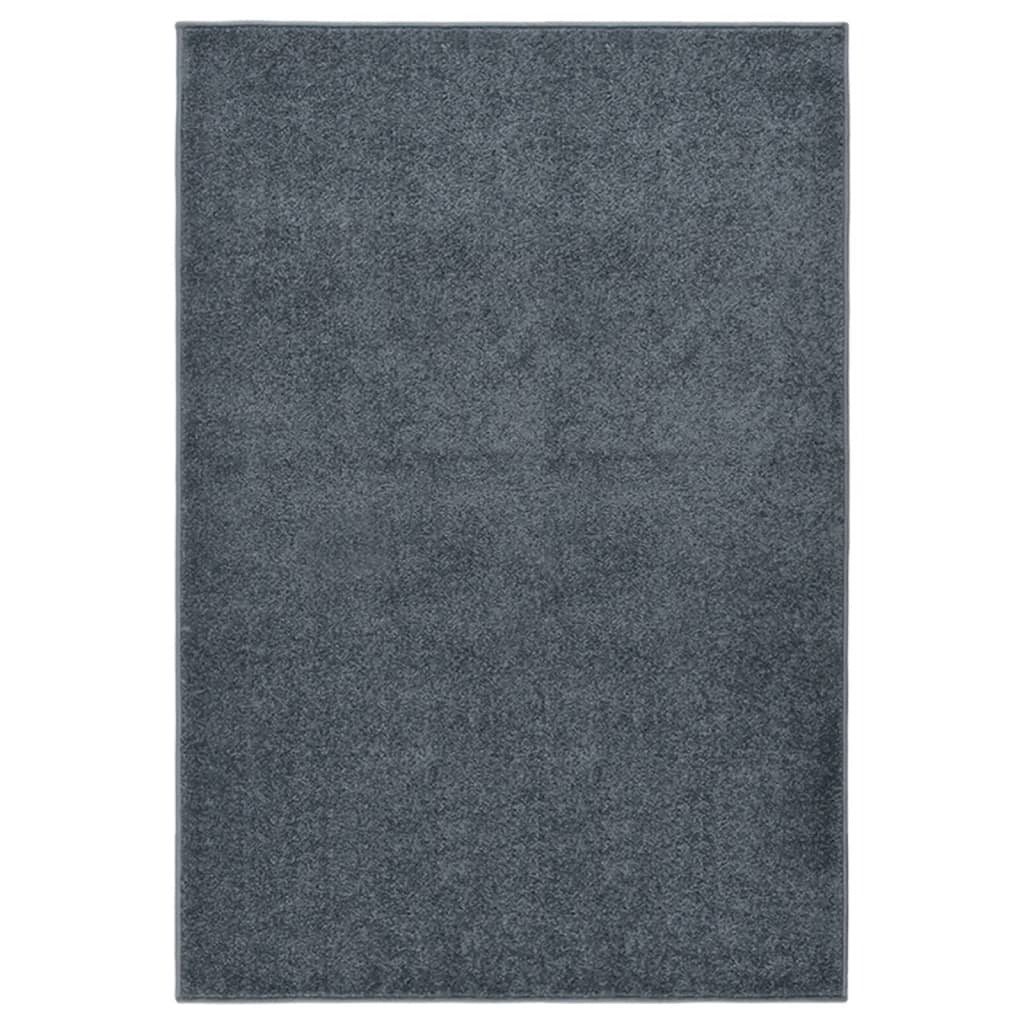 Rug Short Pile 160x230 cm Anthracite