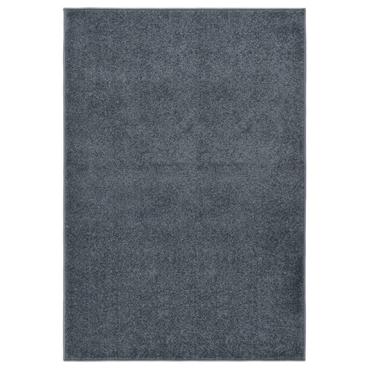 Rug Short Pile 160x230 cm Anthracite