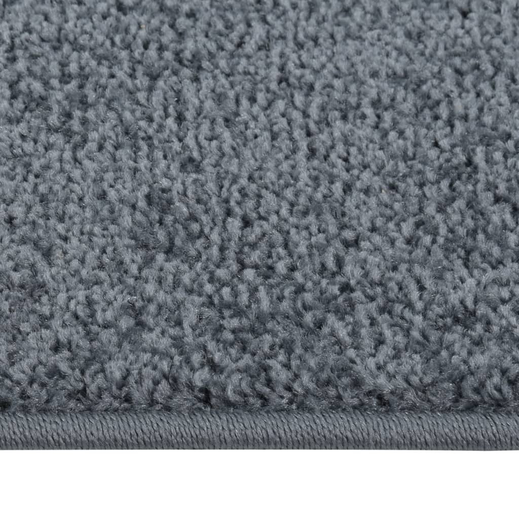 Rug Short Pile 160x230 cm Anthracite