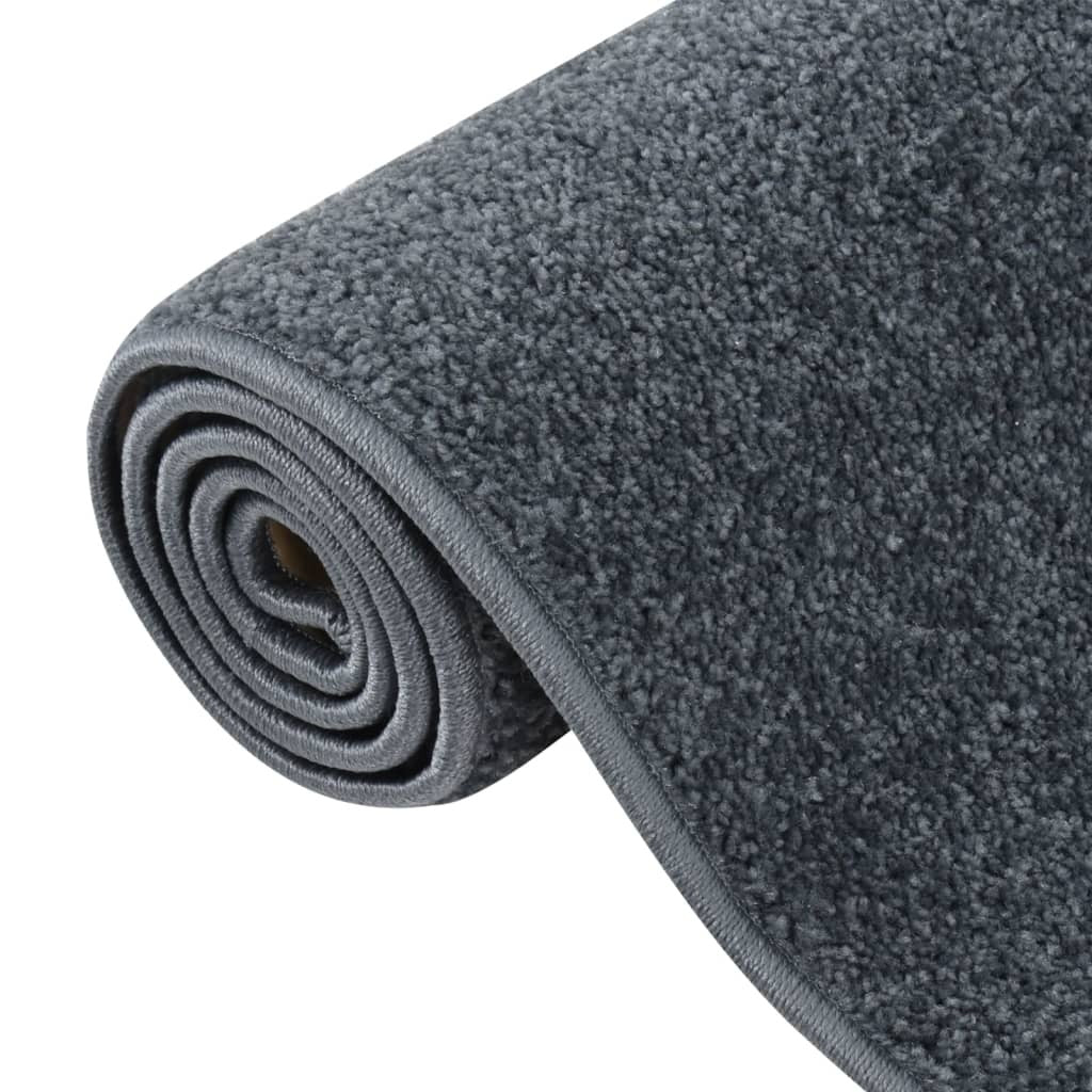 Rug Short Pile 160x230 cm Anthracite