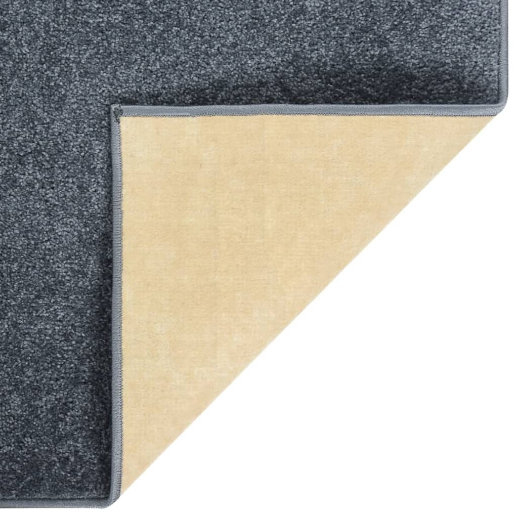 Rug Short Pile 160x230 cm Anthracite